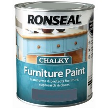 Ronseal Chalky Furniture Paint 750ml Midnight Blue