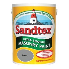 Sandtex Smooth Masonry Paint 5L Gravel Grey Matt