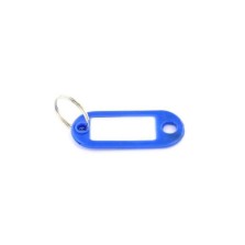 Securit S6884 Assorted Colour Key Rings With Tabs (4 Pack) 