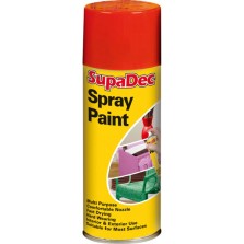 Supadec Spray Paint 400ml Red Gloss