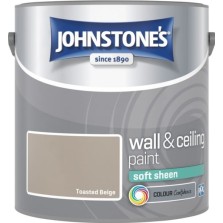 Johnstones Vinyl Emulsion Paint 2.5L Toasted Beige Soft Sheen