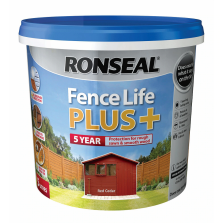 Ronseal Fence Life Plus + 5L Red Cedar