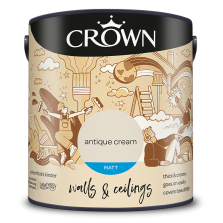 Crown Matt Antique Cream Emulsion 5ltr