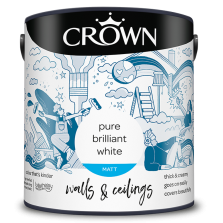 Crown Matt Premium White Emulsion 2.5ltr 