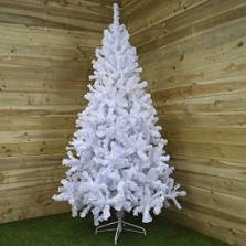 Christmas Imperial Pine Artificial Christmas Tree White 180cm - 6FT