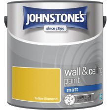 Johnstones Emulsion Paint 2.5L Yellow Diamond Matt