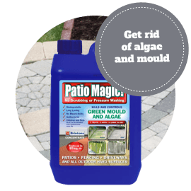 Achieve a sparkling patio without any scrubbing