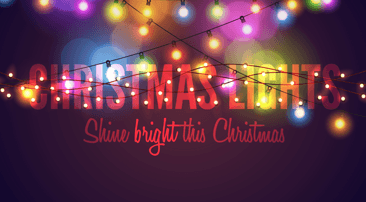 Christmas lights - shine bright this Christmas