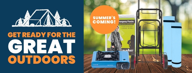 Summer’s coming – get ready for the great outdoors