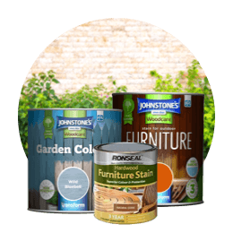 Get creative with garden paints and stains