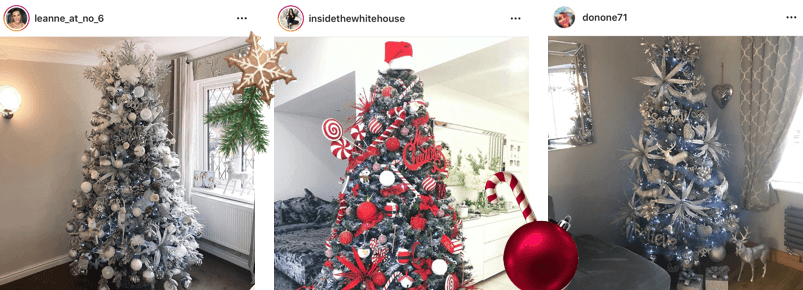 Christmas Tree Inspiration (ft. our tagged Instagram photos!)